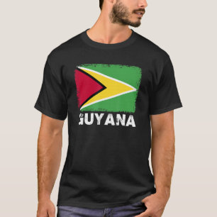Guyana Flag   Support Guyanese People Women Men   T-Shirt