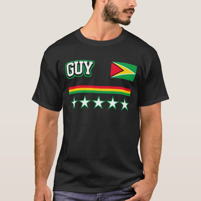 Guyana Flag T-Shirt (Front)