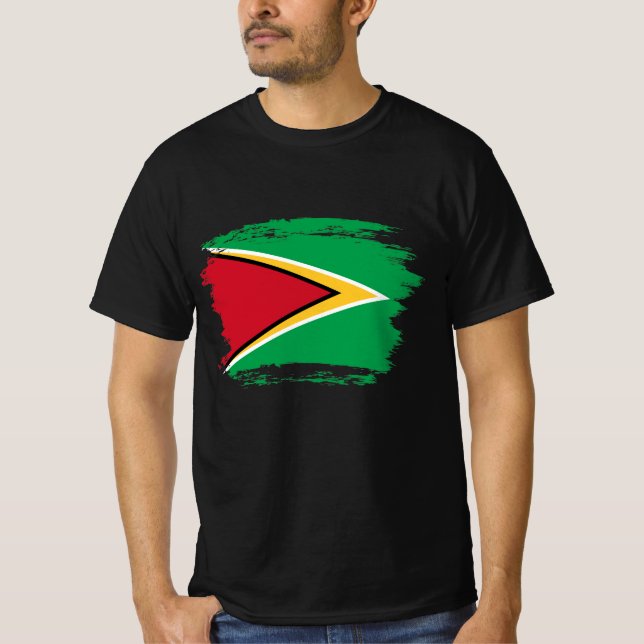 Guyana flag T-Shirt (Front)