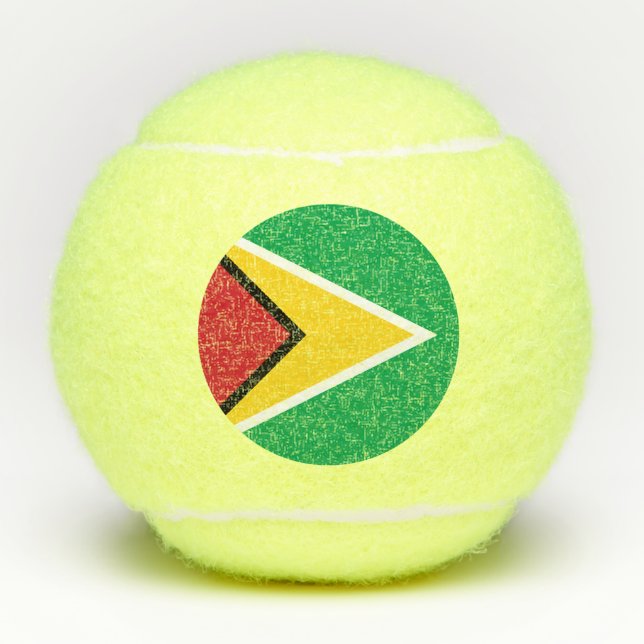 Guyana Flag Tennis Balls (Front)