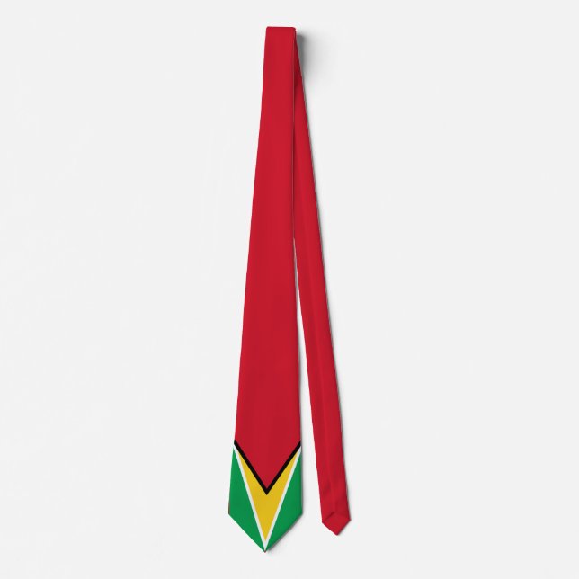 Guyana flag  tie (Front)