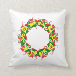 Guyana Flag Toss Pillow