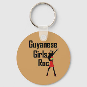 Guyana Girl Keychain