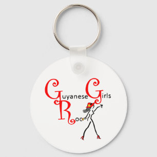 Guyana Girl Keychain