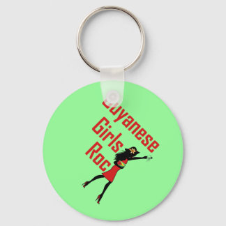 Guyana Girl Keychain