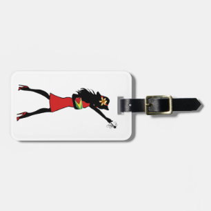Guyana Girl Luggage Tag