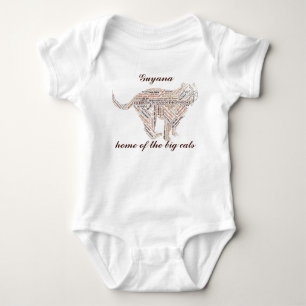 Guyana Golden Jubilee Celebration Baby Bodysuit