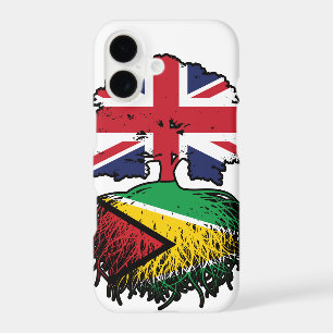 Guyana Guyanese British UK Tree Roots Flag