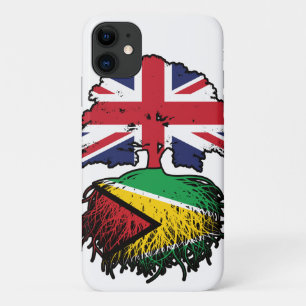 Guyana Guyanese British UK Tree Roots Flag iPhone 11 Case