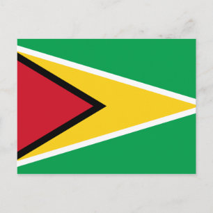 Guyana (Guyanese) Flag Postcard