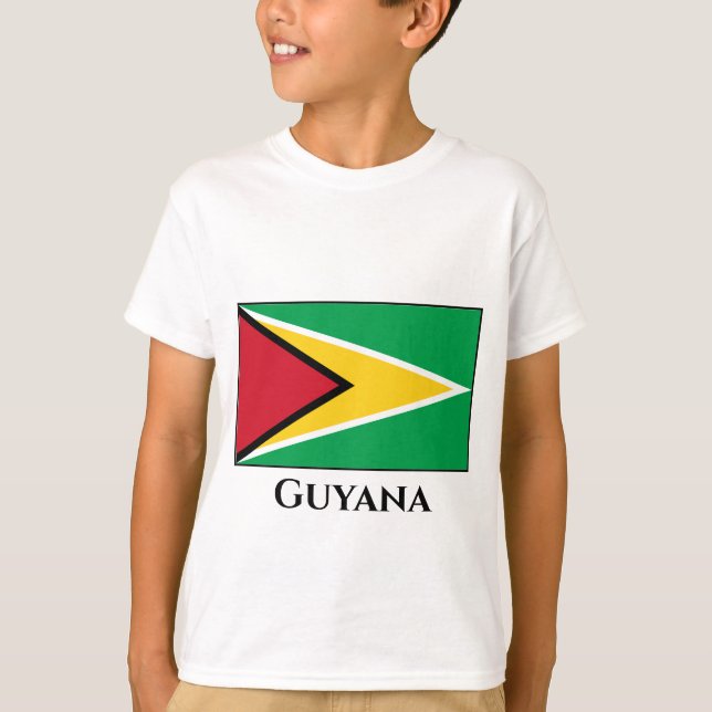Guyana (Guyanese) Flag T-Shirt (Front)