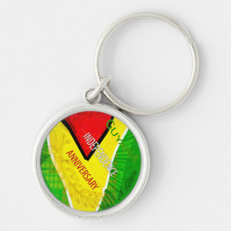 Guyana Independence Anniversary  Key Ring