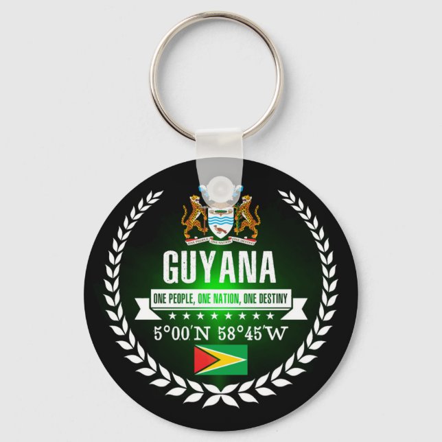 Guyana Key Ring (Front)
