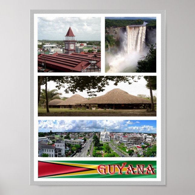 Guyana -  Mosaic - Poster (Front)