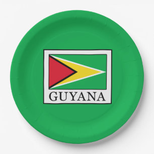 Guyana Paper Plate