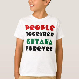 Guyana people together kids t-shirts