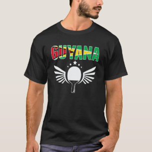 Guyana Ping Pong Guyanese Table Tennis Team Suppo T-Shirt