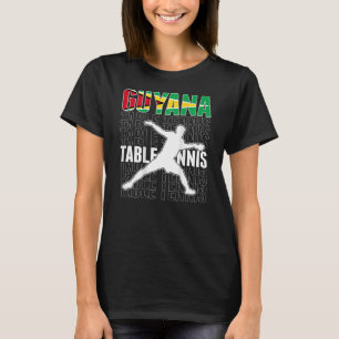 Guyana Ping Pong  Guyanese Table Tennis Team Suppo T-Shirt