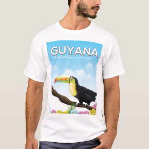 Guyana South american paradise travel poster T-Shirt
