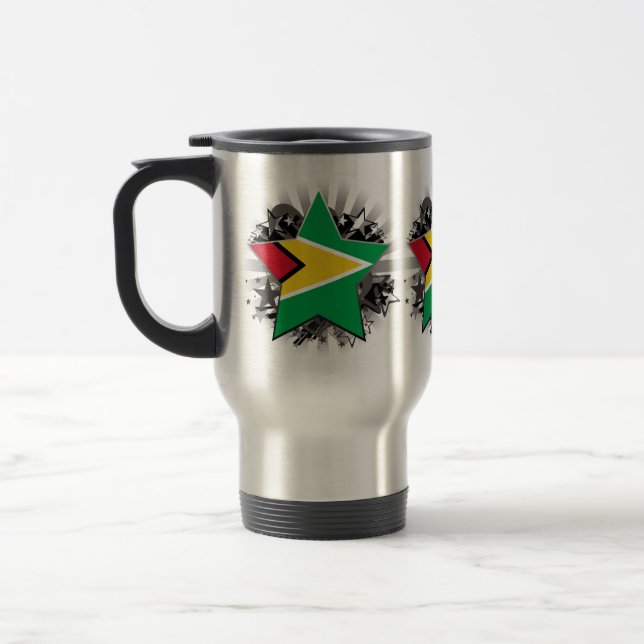 Guyana Star Travel Mug (Left)