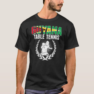 Guyana Table Tennis Guyanese Ping Pong Team Suppo T-Shirt