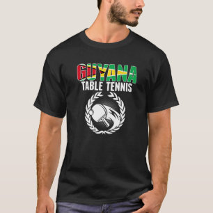 Guyana Table Tennis Guyanese Ping Pong Team Suppo T-Shirt