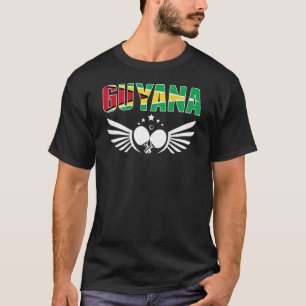 Guyana Table Tennis     Support Guyanese Ping Pong T-Shirt