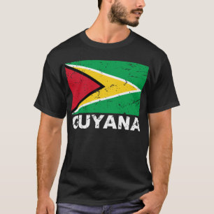 Guyana Vintage Flag T-Shirt