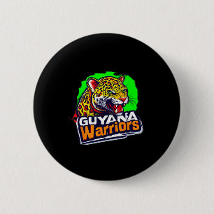 Guyana Warriors Patriotic Cricket 6 Cm Round Badge
