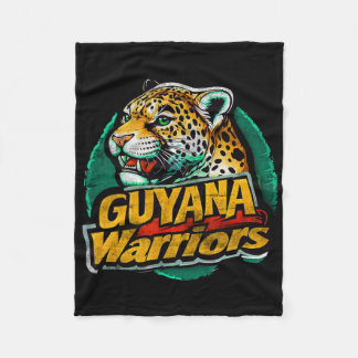 Guyana Warriors Vintage Look Cricket Fleece Blanket