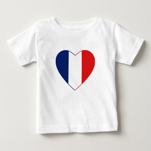Guyane Flag Heart T-Shirt (Front)