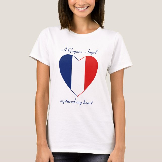 Guyane Flag Sweetheart T-Shirt (Front)