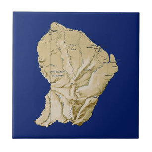 Guyane Map Tile