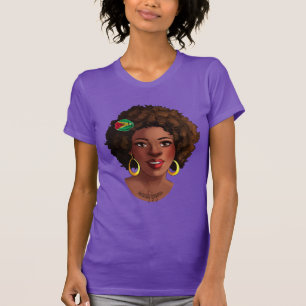 Guyanese Afro Girl T-Shirt