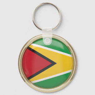 Guyanese  Flag    Keychain