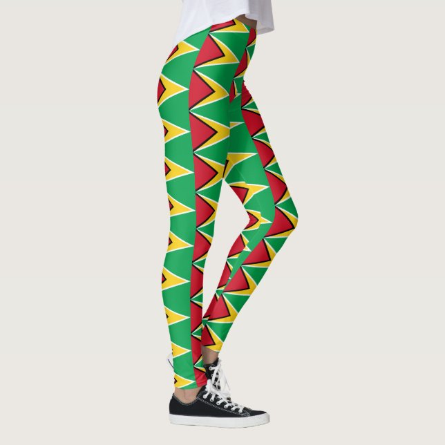 Guyanese flag leggings (Right)