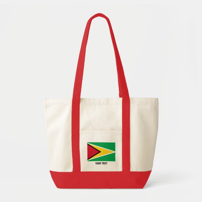 Guyanese flag tote bag (Front)