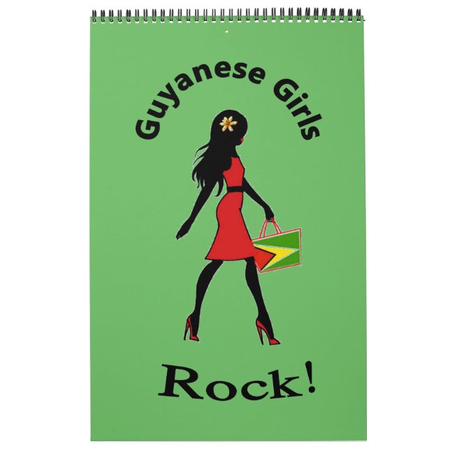 Guyanese Girls Rock Calendar (Cover)