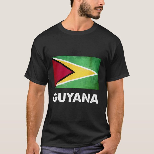 Guyanese Guyana Flag T-Shirt (Front)