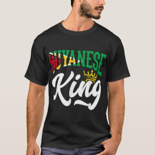 Guyanese King Guyana Guyana Flag  T-Shirt