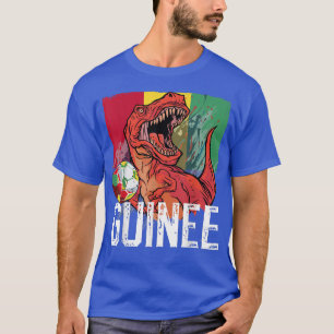 Guyanese Soccer T Re Dinosaur Guinea Flag  T-Shirt