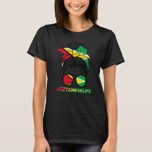 Guyaneselife Guyana Guyanese Flag T-Shirt