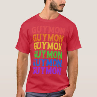 GUYMON RAINBOW TYPOGRAPHY T-Shirt