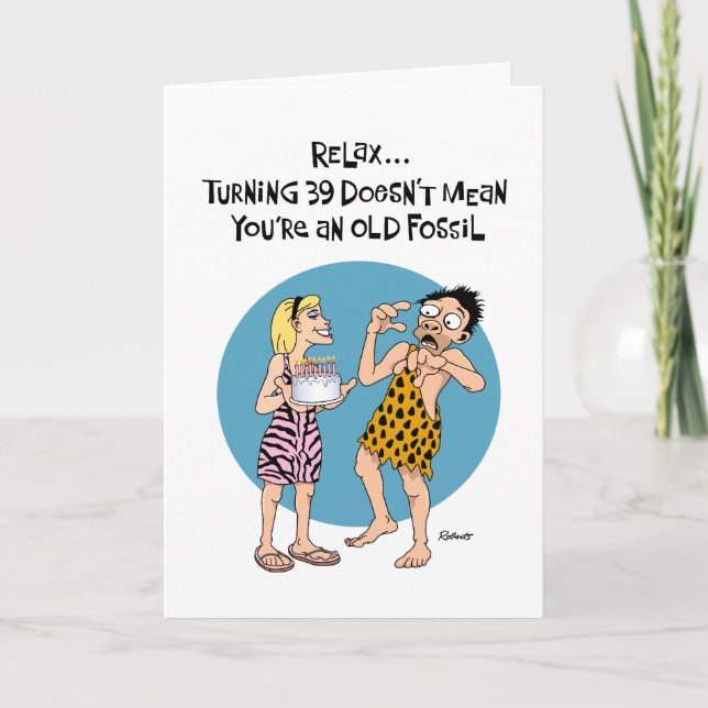 Guy's 39th Birthday Card (Front)