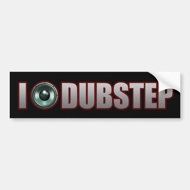 guys girls DUBSTEP Bumper Sticker (Front)