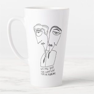 Guys mates friends gift neo drink latte mug