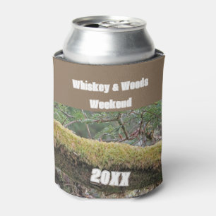 Guys Only Campout Whiskey & Woods Weekend Can Cooler