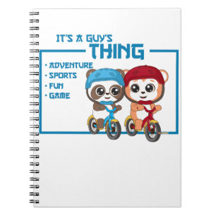 Guys' Thing: Bright and Fun Art for Kids Notebook