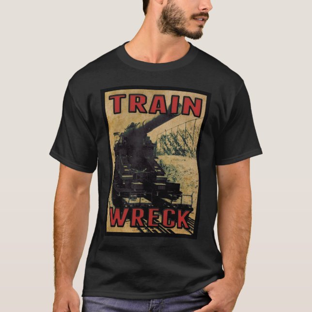 Guys TrainWreck SOS Shirt (Front)