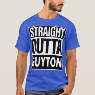 Guyton Name Straight Outta Guyton T-Shirt
